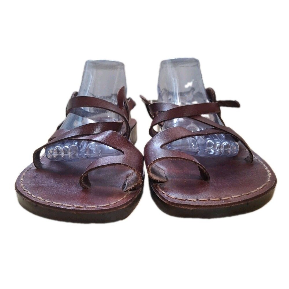 Camel Classic Style Original Leather Biblical Jesus Sandals Jerusalem 46 US 13